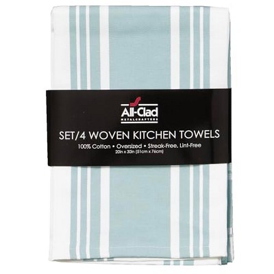 All-Clad Woven Bistro Kitchen Towels, 4-Pack