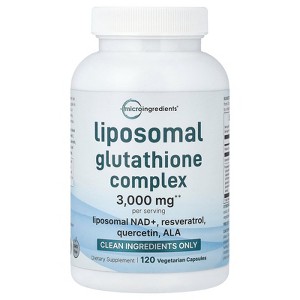organic liposomal glutathione Micro Ingredients Liposomal Glutathione Complex, 120 Vegetarian Capsules :  Target