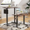 JUJABU Adjustable Standing Desk with Sturdy Carbon Steel Frame and Splice Board - 2 of 4
