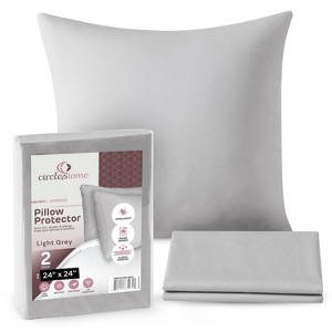 Circles Home, 100% Cotton Zippered Pillow Protector - 1 of 4