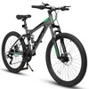 Gulches 700C Road Bike, 21-Speed, High-Strength Steel Frame, 700C×35mm Tires, Disc Brakes, Practical Tool Kit, Unisex Design - 2 of 4