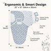 3pk Soothe Baby Swaddle 0-6 Months, Organic Baby Swaddle Sleep Sacks, Newborn, Infant Swaddle Sack - 2 of 4