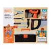  BLACK+DECKER Kids Tool Set Pretend Play Trunk with Tool Box,  Construction Vest & Hard Hat – 22 Piece Set [ Exclusive] : Toys &  Games