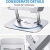 Evo Bytes Computer Stand with 360 Rotating Base - 3 of 4