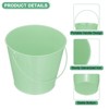 Unique Bargains Galvanized Metal Rustic Multipurpose Bucket with Handle 6 Pcs - 4 of 4