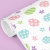 Big Dot of Happiness Spring Easter Wrapping Paper, Holiday Easter Gift Wrap Roll, Pastel Eggs Gift Paper, 24 in x 7 feet - 4 of 4