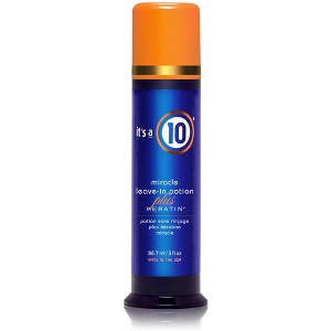 It's a 10 Ten Miracle LEAVE-IN POTION PLUS Keratin (3 oz) Hair Leave In Treatment, Protect Conditioning Hair Cream - 1 of 2