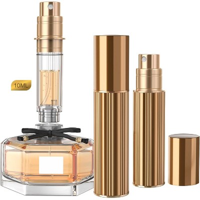 10ml Perfume Atomizer Travel Refillable,Bottom-Filling Fragrances Perfumes Bottle,Mini Cologne Dispenser, Portable Sprayer