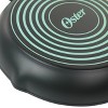 Oster Rigby 9.5 Inch Aluminum Nonstick Frying Pan in Blue with Pouring Spouts - 4 of 4