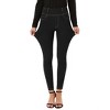 Coolmee Women's High Waisted Jeans Pull On Jeggings Tummy Control Skinny Trendy Jeans Leggings - 3 of 4