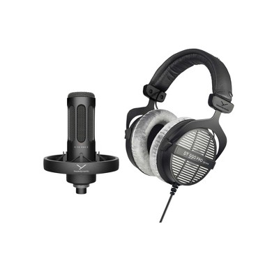 Beyerdynamic DT-990 Pro Acoustically Open Headphones (250 Ohms) with PRO X M70 Professional Front-Addressed Dynamic Microphone bundle