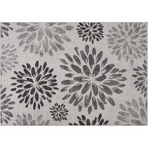 Fulvari Area Rug Non-Slip Floral Washable Living Room Throw Small Stain Resistant Rugs Low-Pile Rugs Boho Rugs - 1 of 1