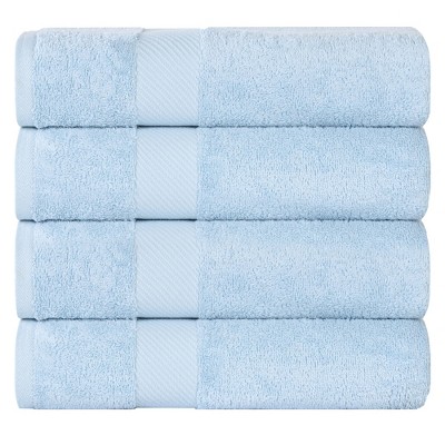 Modern Solid Classic Luxury Egyptian Cotton Towel Set by Blue Nile Mills