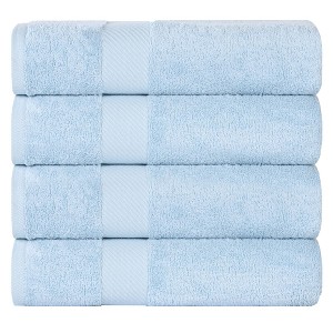 Modern Solid Classic Luxury Egyptian Cotton Towel Set by Blue Nile Mills - 1 of 4