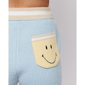 Samii Ryan | Smiley� Wimbeldon Knit Shorts , Blue , Medium , 3 - 1 of 1