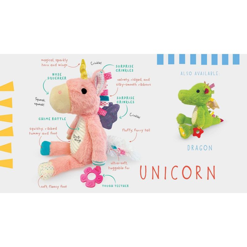 Make Believe Ideas Sensory Snuggables Plush Stuffed Animal - Unicorn, 6 of 7