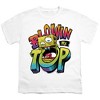 Boys' Spongebob Squarepants Blowin My Top T Shirt White X Small - 2 of 4