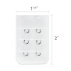 INSPIRE CHIC Women's Hooks Strap Adapter Underwear Bra Extender 3 Rows 2 Hooks - 3 of 4