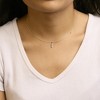 Haus of Brilliance Silver 1/7 Cttw Lab Grown Diamond Three Stone Diamond Pendant Necklace - 4 of 4