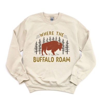 Simply Sage Market Women's Graphic Sweatshirt The Buffalo Roam