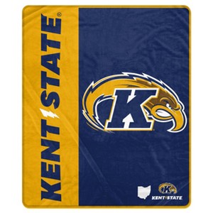 NCAA Kent State Golden Flash Ultra Soft Tailgate Throw Blanket - 1 of 2