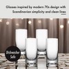 Orrefors Erik Highball Glass (Set of 4) - 6 Fl. Oz., Clear, Heavy Base, Versatile Glassware for Cocktails, Margaritas, Water, Iced Tea, Soda - 3 of 4