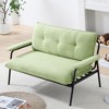 NicBex Modern Loveseat Sofa Small Couch with Sturdy Metal Frame,Corduroy Lounge Sofa Chair for Living Room,Apartment - 3 of 4
