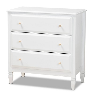 Target white store 3 drawer dresser