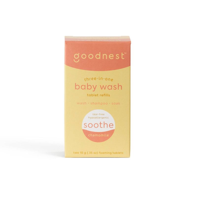 Goodnest 3-in-1 Wash, Shampoo and Soak Tablet Refills - Soothe Chamomile - 12oz, 1 of 9