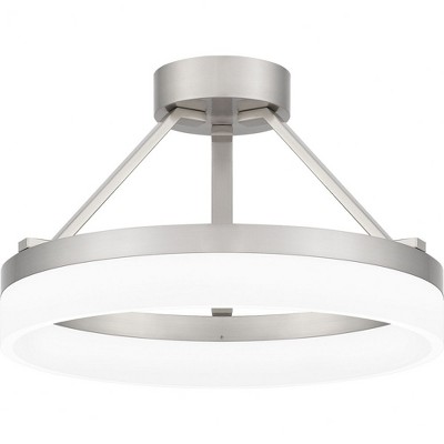 Quoizel Lighting Cohen 1 - Light Semi-Flush Mount in  Brushed Nickel