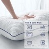 Dsvimoy Support Pillow Luxury Neck Support Pillow Set for Comfort and Ergonomic Sleep, White, 11.4"*6.9"*15.4" - 4 of 4