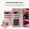 Entronix Case Compatible with Galaxy S25 Plus - Foldable Leather Wallet, Card Holder & Lanyard - 4 of 4