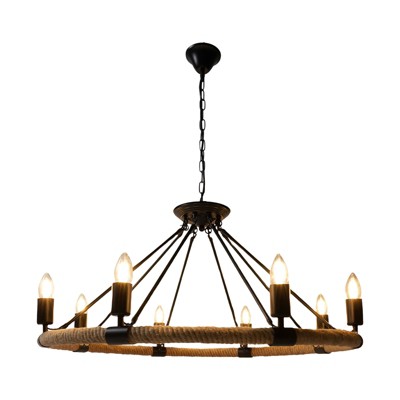 YIYIBYUS 6/8 Head Chandelier Light Fixtures Ceiling Mount Pendant Light