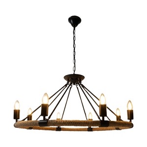 YIYIBYUS 6/8 Head Chandelier Light Fixtures Ceiling Mount Pendant Light - 1 of 4