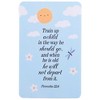 Dicksons Train Up A Child - Proverbs 22:6, Blue 3.8 x 2.5 Inch Laminated Cardstock Pocket Card Bookmark; Pack of 12 - 2 of 2