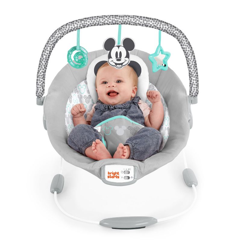 Disney Baby Bright Starts Mickey Mouse Cloudscapes Comfy Baby Bouncer, 4 of 14