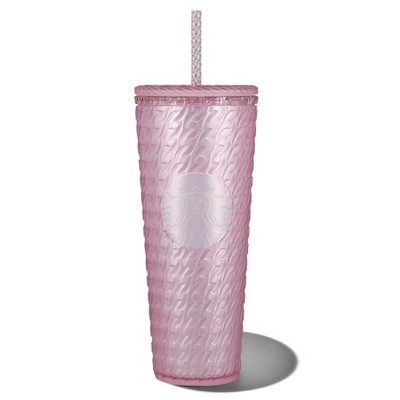 Pink Floral Twist Plastic Cold Cup - 24 fl oz: Nutrition: Starbucks Coffee  Company