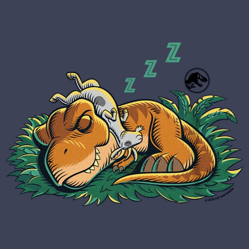 Boy's Jurassic World Dinosaur Nap Time T-Shirt, 2 of 5