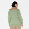 Women's Off the Shoulder Sweatshirt - Wild Fable™ - 3 of 3