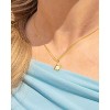 Molenia Pearl Necklace, CZ Crab Pearl Pendant Necklace, 14K Gold Plated Sterling Silver Dainty Summer Necklace for Women, Personalized Gift for Her - 4 of 4