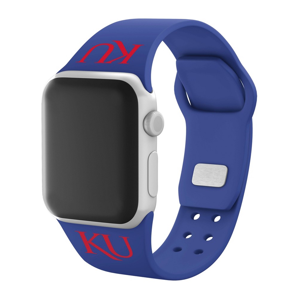 NCAA Kansas Jayhawks Silicone Apple Watch Band 38/40/41mm