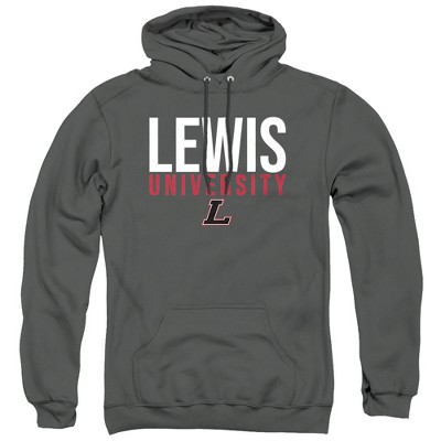 Lewis University Official Stacked Adult Pull-Over Hoodie