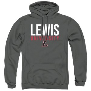 Lewis University Official Stacked Adult Pull-Over Hoodie - 1 of 4