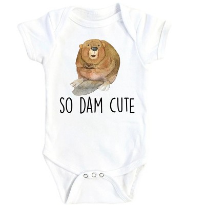 Beaver Dam Cute - Baby Boy Girl Clothes Infant Onesie® Funny Cute Newborn GS1