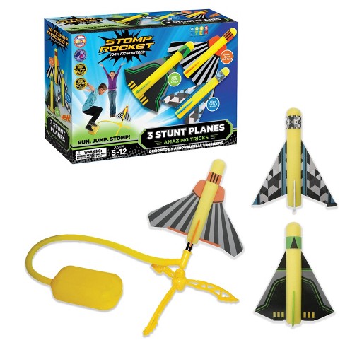 Stomp Rocket Stunt Planes High Flying Planes with Launch Pad 3pk - image 1 of 4