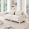VASIP Chenille Sofa with Lumbar Pillows - Ergonomic, Wood Frame, Plush Sponge - Easy Assembly, Elegant Armrests - 2 of 4