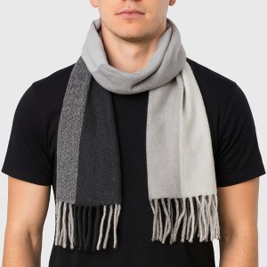 Alpine Swiss Mens Plaid Scarf Softer Than Cashmere Scarves Winter Shawl - 1 of 4