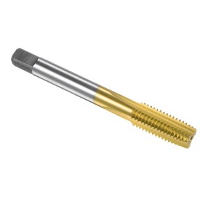 Unique Bargains Metric High Speed Steel Ti-coated Straight Flutes Thread Tapping Thread Milling Tap - 1 of 4