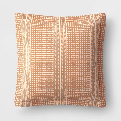 DuraSeason Fabric™ Deep Seat Pillow Back Cushion Geo Stripe - Threshold™