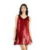 Artyska Women’s Sleeveless V-Neck Sequin Mini Party Dress - 2 of 4